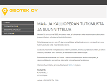 Tablet Screenshot of geotek.fi