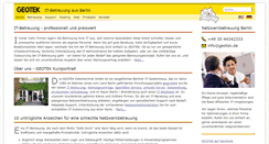 Desktop Screenshot of geotek.de